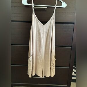 Mahina Cream Asymmetrical Camisole Top